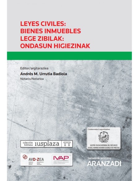 Leyes civiles Bienes inmuebles Lege zibilak ondasun higiezinak Papel e book