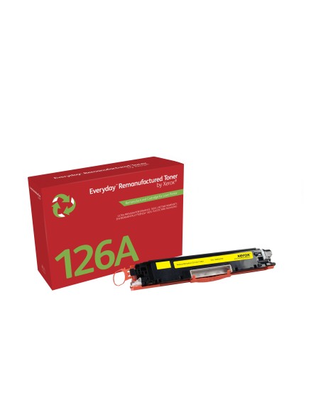 Remanufacturado Everyday Tóner Everyday Amarillo remanufacturado de Xerox es compatible con HP 126A (CE312A), Capacidad estánd