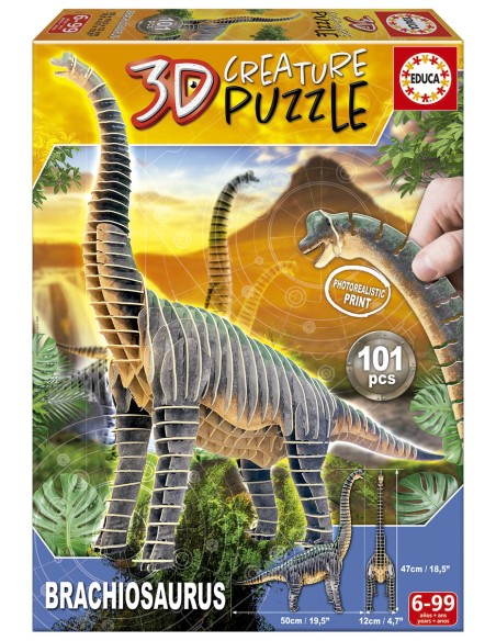 PUZZLE 3D BRACHIOSAURUS
