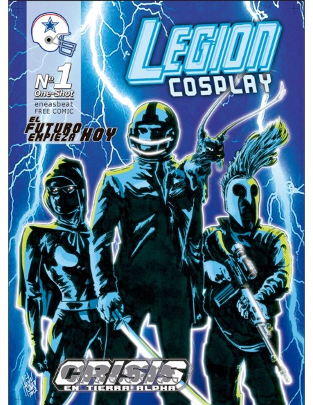 Legion cosplay Crisis en Tierra Alpha