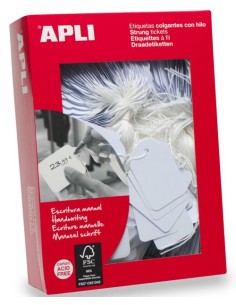C 1000 ETIQUETAS COLGANTES MANUALES 13X34MM