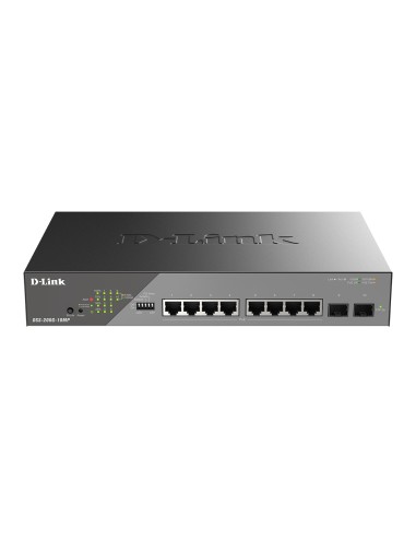 DSS-200G-10MP/E switch Gestionado L2 Gigabit Ethernet (10/100/1000) Energía sobre Ethernet (PoE) 1U Gris