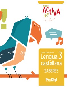 Saberes Lengua castellana 3 EP Activa ProDigi