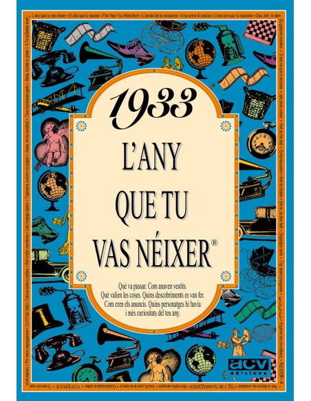 1933 L any que tu vas neixer