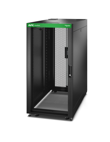 Easy Rack 24U Rack o bastidor independiente Negro