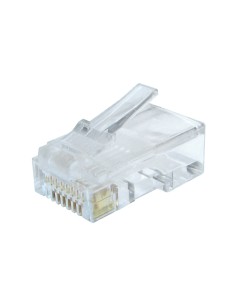 LC-8P8C-002/100 conector RJ-45 Transparente