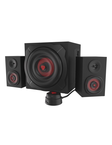 Helium 610BT conjunto de altavoces 60 W PC/ordenador portátil Negro, Rojo 2.1 canales De 2 vías 30 W Bluetooth