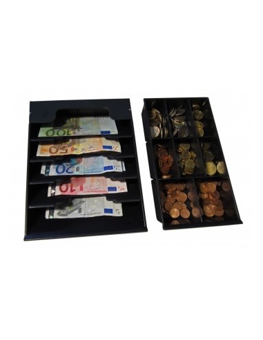 VPK-15B-26-BX bandeja para cajón portamonedas Negro