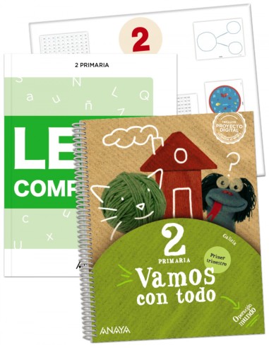 Vamos con todo 2 Primer trimestre Leo y comprendo 2022 Material manipulativo