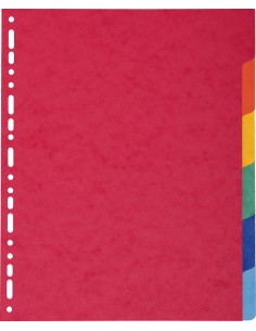 2406E divisor Cartón Multicolor 6 pieza(s)