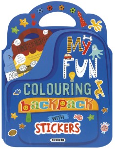 My fun colouring backpack with stickers