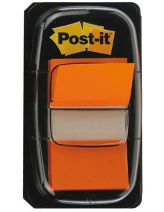 Indices autoadhesivos en zigzag 680 4 color naranja 254x432 mm