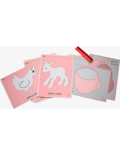 BLISTER 2 PUNZON LADO GRANDE CON 36 LAMINAS DE PICADO