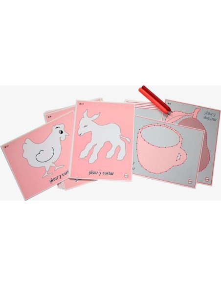 BLISTER 2 PUNZON LADO GRANDE CON 36 LAMINAS DE PICADO