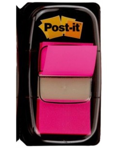 Indices autoadhesivos en zigzag 680 21 color rosa 254x432 mm