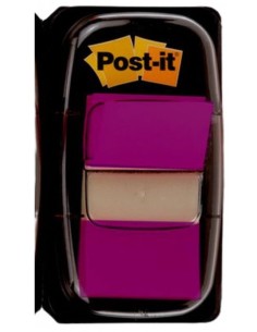 Indices autoadhesivos en zigzag 680 8 color lila 254x432 mm