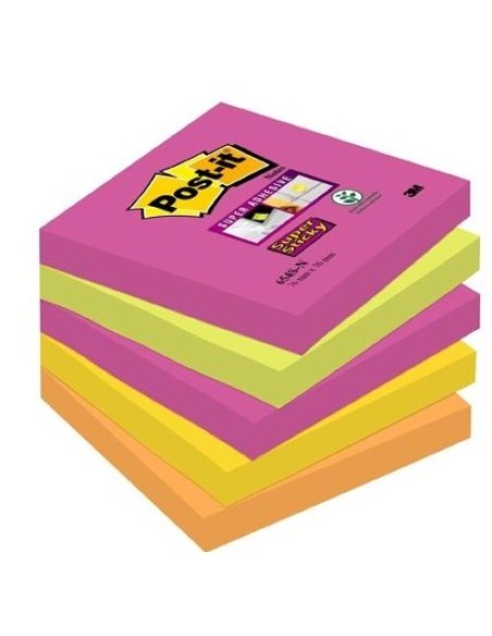 PACK 5 TACOS NOTAS POST IT 3M6545PK NEON COLORES SURTIDOS PACK 5 TACOS NOTAS POST IT 3M6545PK NEON COLORES SURTIDOS