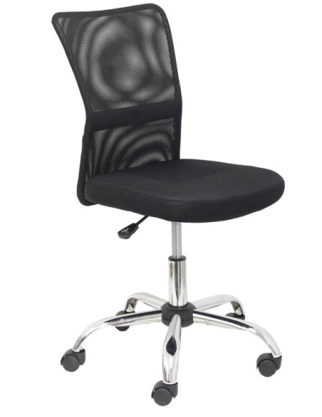 SILLA PARDAL RESPALDO MALLA NEGRO