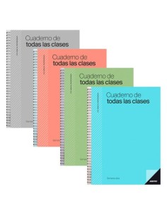CATCUADERNO ESPIRAL DE TODAS LAS CLASES SEMANA VISTA