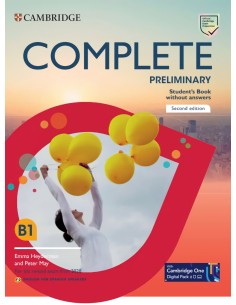 Complete Preliminary Second edition English for Spanish Speakers Student s Book without answers with Digital Pack