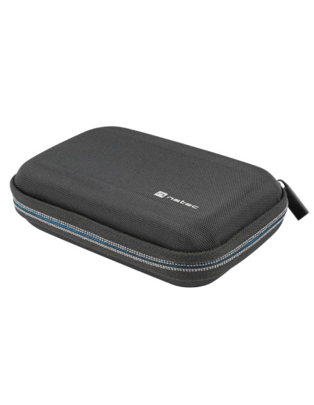 NET-2053 funda para disco duro externo Maleta Poliéster Negro