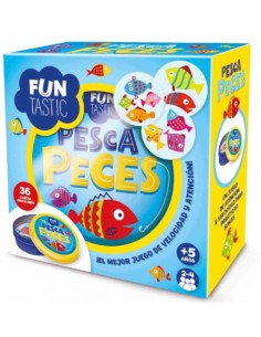 CARTAS REDONDAS FUNTASTIC PESCA DE PECES CON CAJA
