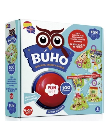 PUZZLE BOTON BUHO 100 PALABRAS