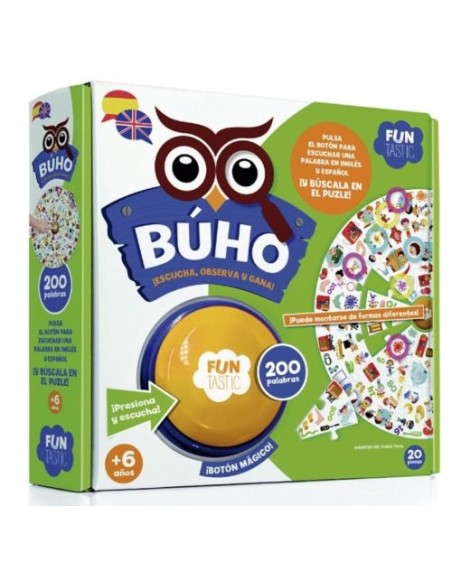 PUZZLE BOTON BUHO 200 PALABRAS