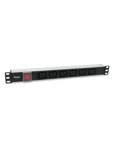 333319 unidad de distribución de energía (PDU) 6 salidas AC 1U Negro