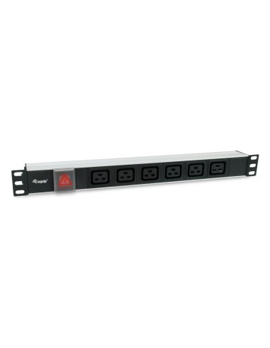 333319 unidad de distribución de energía (PDU) 6 salidas AC 1U Negro