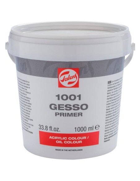 TALENS PINTURA ACRÍLICA GESSO PRIMER 1001 PARA IMPRIMACIÓN BOTE 1000ML