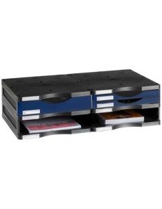 Soporte para monitor color negro 360x600x165mm