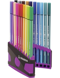  ESTUCHE 20 COLORES COLORPARADE STABILO PEN 68 PINK  2