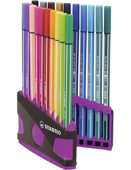  ESTUCHE 20 COLORES COLORPARADE STABILO PEN 68 PINK 