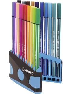  ESTUCHE 20 COLORES COLORPARADE STABILO PEN 68 LIGHT BLUE  2