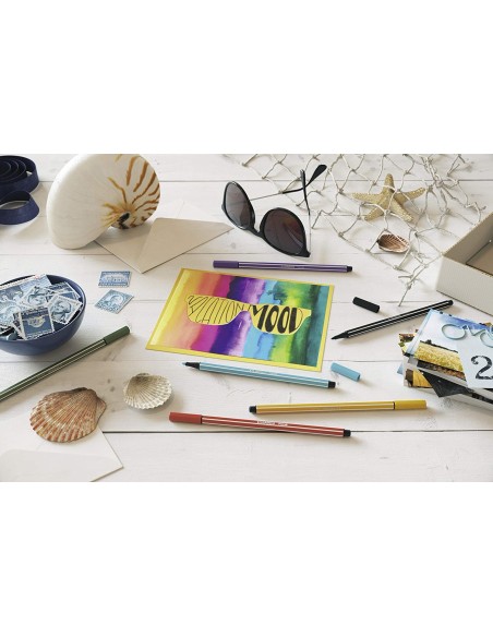  ESTUCHE 20 COLORES COLORPARADE STABILO PEN 68 LIGHT BLUE 