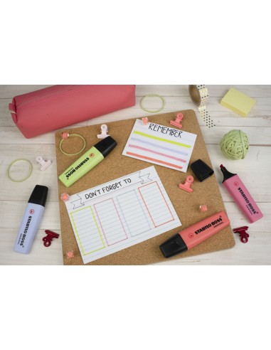  C/10 marcador fluorescente chispa de lima pastel stabilo boss 70/133 