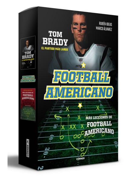 Estuche Football Americano Mas lecciones de football americano Tom Brady El partido mas largo