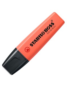  C/10 marcador fluorescente coral meloso stabilo boss 70/140 
