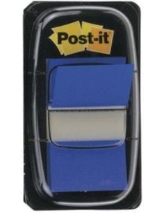 Indices autoadhesivos en zigzag 680 23 azul 254x432mm