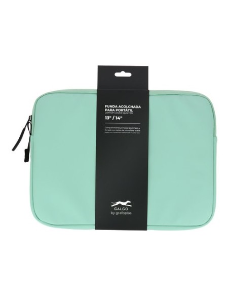 FUNDA PORTATIL GALGO 14  VERDE CLARO