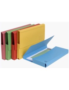 Paq 10 subcarpeta con bolsa a4 colores surtidos serie forever