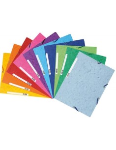 C 25 carpeta a5 carton gomas y solapas colores surtidos