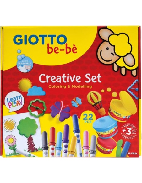 Set giotto be be creative colorear y modelar