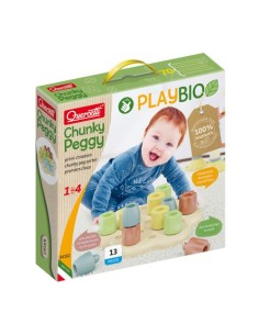 PLAYBIO ampWOOD CLAVIJAS GRANDES 13 PIEZAS