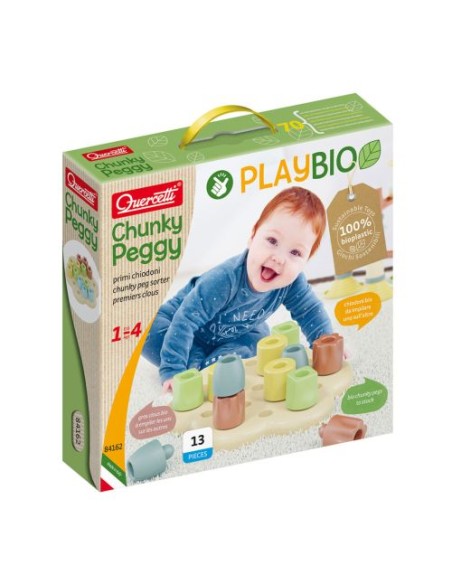 PLAYBIO ampWOOD CLAVIJAS GRANDES 13 PIEZAS