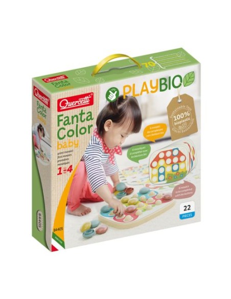 PLAYBIO ampWOOD BABY FANTACOLOR 28 PIEZAS