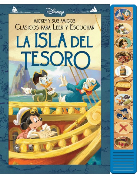 LA ISLA DEL TESORO CLASICOS PARA LEER Y ESCUCHAR CON MICKEY Y SUS AMIGOS