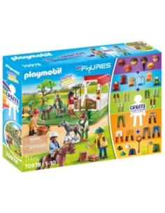 MY FIGURES RANCHO DE CABALLOS PLAYMOBIL