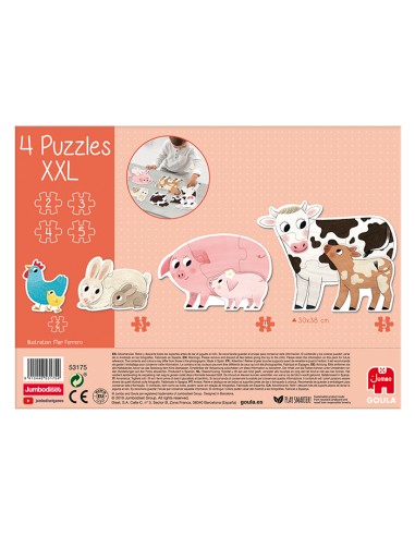  PUZZLE XL MAMAS Y BEBES ( 2,3,4,5 PIEZAS ) 